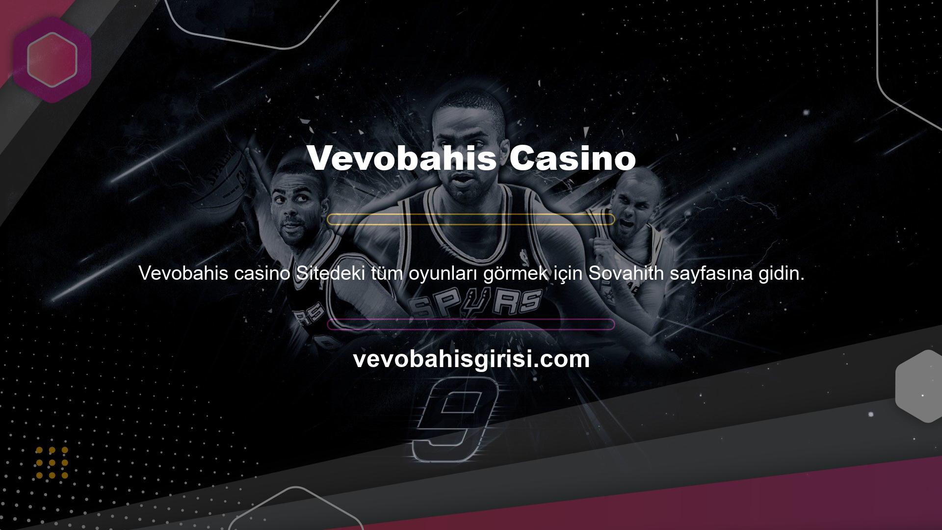 Vevobahis slotlarını oynamak için siteye giriş yaptıktan sonra Casino sekmesine tıklamanız gerekmektedir