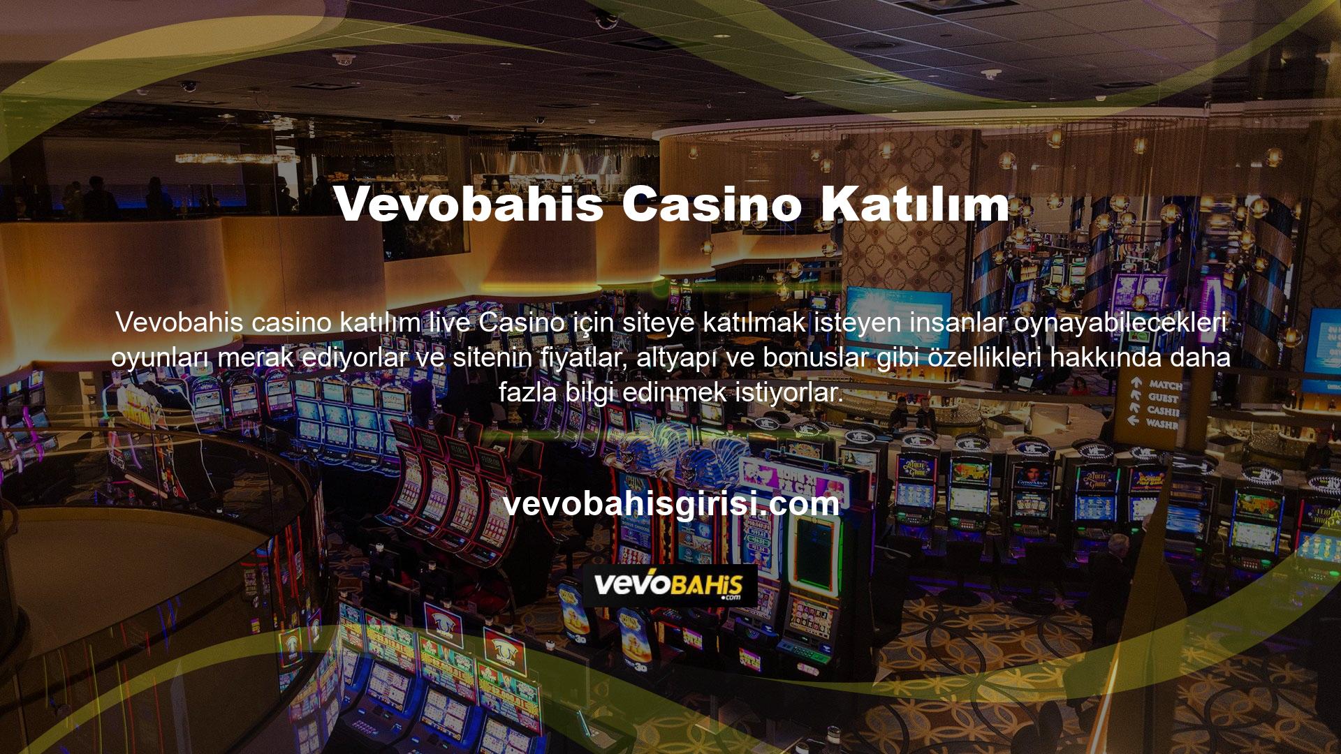 Makalemizin devamında Canlı Casino alanındaki şirketin tüm seçeneklerine erişebilirsiniz